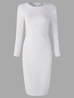 OEM Ladies White Midi Dresses