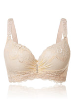 Wholesale Plus Size Lace Insert Bra With Wire