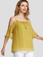 OEM Ladies Yellow Blouses