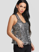 OEM Ladies Silver Camis