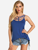 Wholesale V-Neck Plain Sleeveless Camis