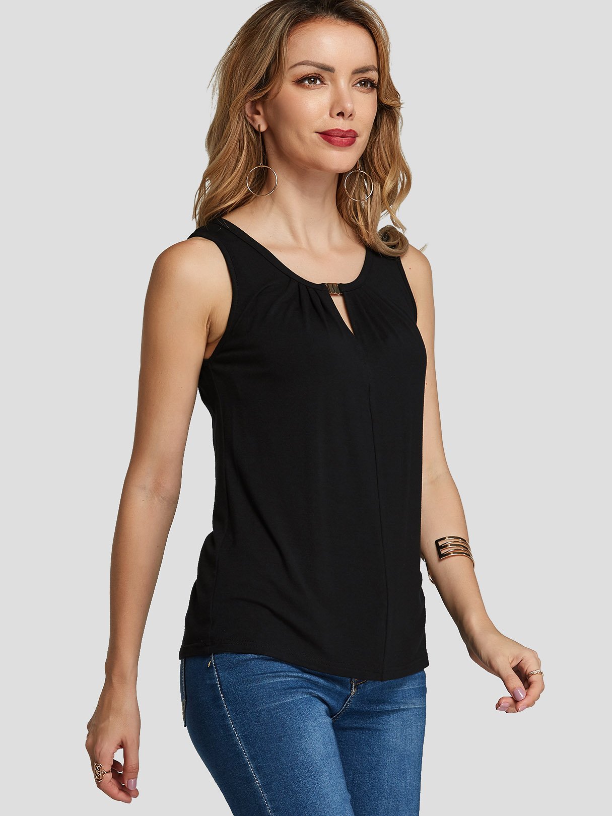 OEM Ladies Black Camis