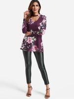 OEM ODM Ladies Burgundy Top