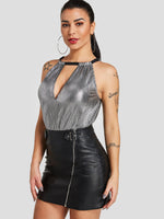 OEM Ladies Silver Camis
