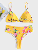 Womens Sleeveless Bikinis Set