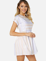 ODM Ladies Short Sleeve Mini Dresses