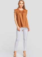 NEW FEELING Womens Coffee Camis