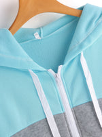 OEM Ladies Color Block Plus Size Tops