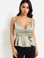 OEM Ladies Green Camis