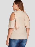 OEM ODM Womens Short Sleeve Plus Size Tops
