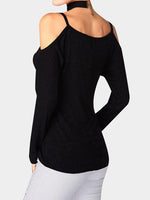 NEW FEELING Womens Black T-Shirts
