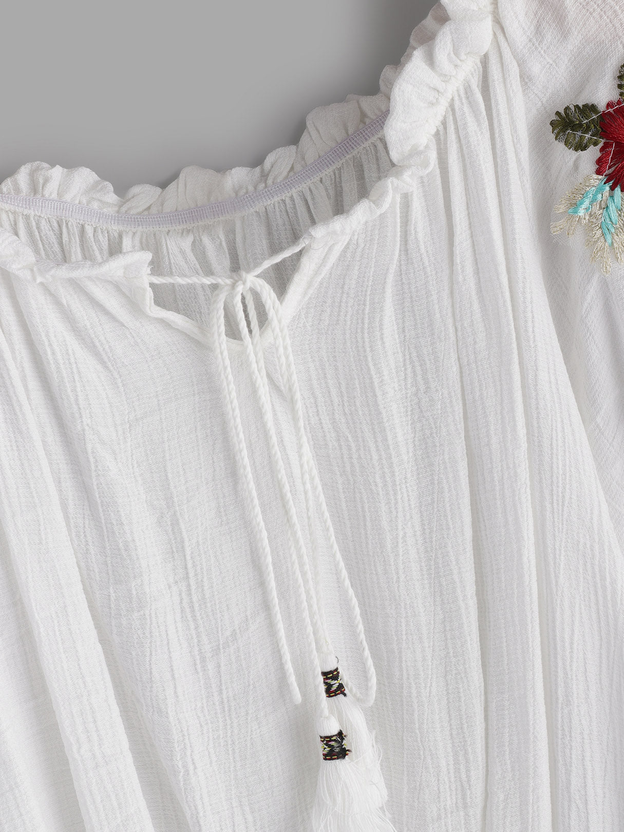 OEM Ladies White Plus Size Tops