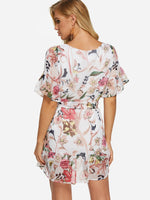 NEW FEELING Womens White Mini Dresses