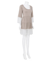 OEM Ladies Khaki Casual Dresses