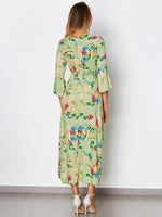 NEW FEELING Womens Green Maxi Dresses