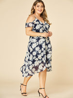 OEM Ladies Floral Plus Size Dresses