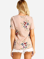 NEW FEELING Womens Khaki T-Shirts