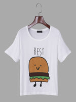 NEW FEELING Womens White T-Shirts