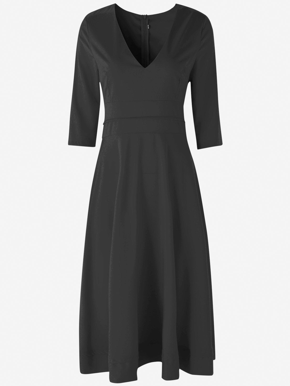 Custom Neck Sweater Dress