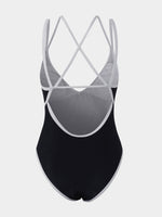 NEW FEELING Womens Black One-Pieces