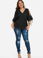 ODM Ladies 3/4 Sleeve Plus Size Tops