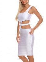 OEM Ladies White Bodycon Dresses