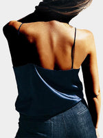 NEW FEELING Womens Navy Camis