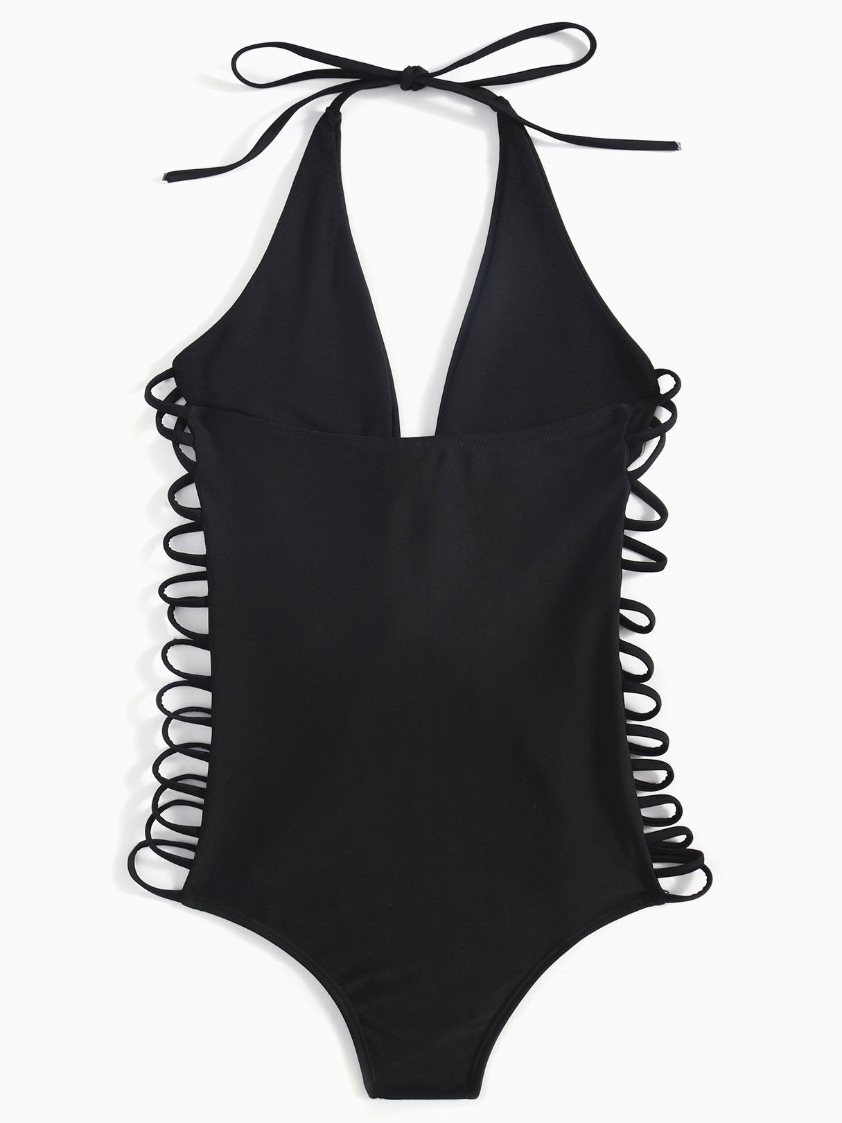 NEW FEELING Womens Black One-Pieces