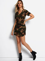 OEM ODM Wrap Around Midi Dress