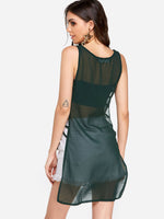 NEW FEELING Womens Green Camis