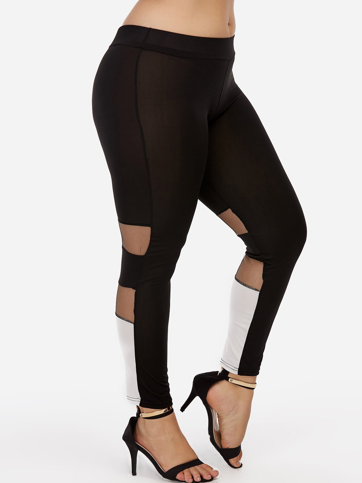 OEM Ladies Black Plus Size Bottoms