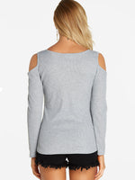 NEW FEELING Womens Grey T-Shirts