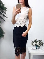 NEW FEELING Womens White Camis