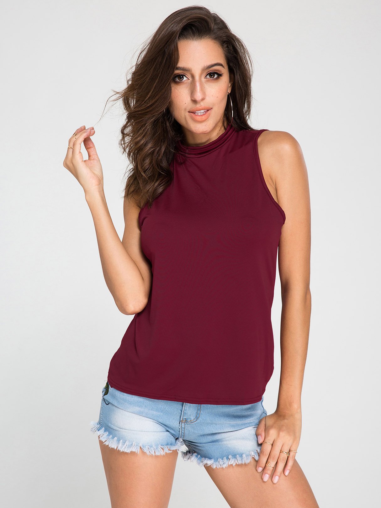 Custom Womens White Camis