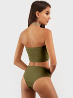 Custom Ladies Yellow Bikinis