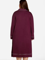 NEW FEELING Womens Burgundy Plus Size Intimates