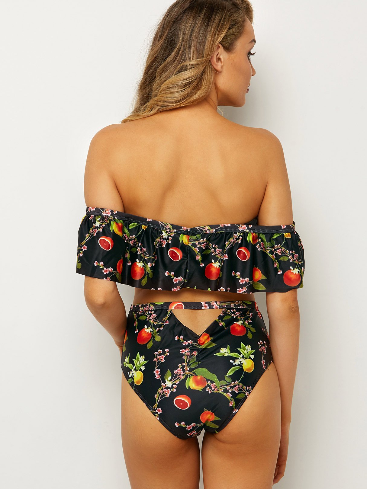 Custom Womens Floral Print One-Pieces Swimwear