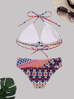 OEM ODM Womens Floral Print Two Piece Bikinis
