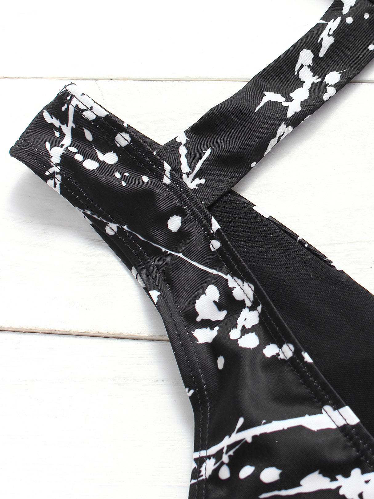 OEM Ladies Black Plus Size Swimwear