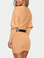 NEW FEELING Womens Yellow Mini Dresses