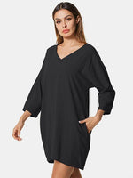 OEM Ladies Multi V-Neck Dresses