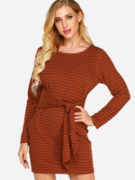 ODM Ladies Long Sleeve Casual Dress