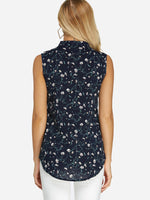 NEW FEELING Womens Navy Camis
