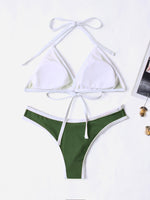 Custom Womens Sky Blue Bikinis