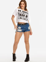 OEM ODM Womens Short Sleeve Plus Size Tops