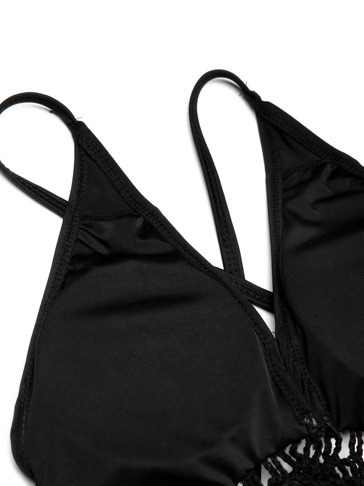 Custom Ladies Deep V Neck One-Pieces Swimwears