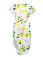 OEM Ladies Yellow Floral Dresses