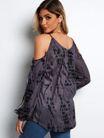 NEW FEELING Womens Purple T-Shirts