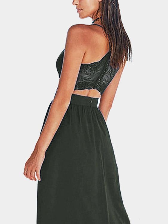 NEW FEELING Womens Green Camis