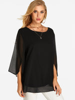 Womens 3/4 Sleeve Blouses